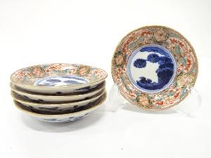 大聖寺伊万里　豆皿　5客揃